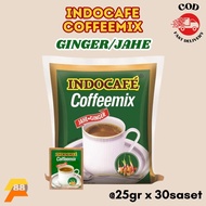 Indocafe Coffeemix Jahe (30 Sachet) / Indocafe Coffeemix Jahe