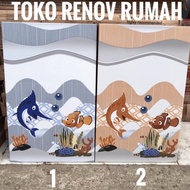 Borong Keramik Dinding Kamar Mandi 25X40 Motif Ikan/ Keramik Dinding