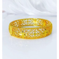 Four-leaf Clover Style Hollow Four-leaf Clover Buckle Bracelet