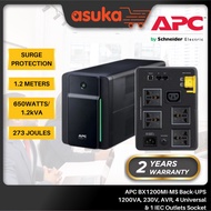 APC BX1200MI-MS Back-UPS 1200VA, 230V, AVR, 4 Universal & 1 IEC Outlets Socket