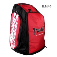 Twins Backpack Bag-5 ฺEquipment storage bag Water proof Nylon New logo Muay Thai MMA K1 กระเป๋าเป้ ท