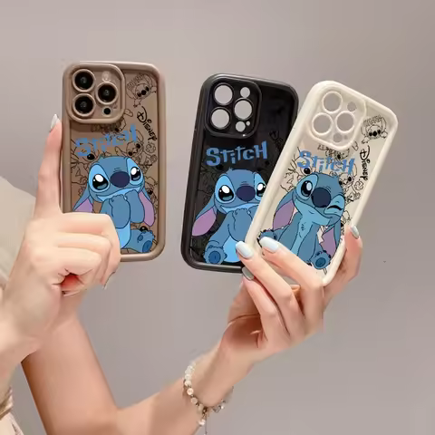Cute Stitch Phone Case For Samsung Galaxy A50 A30 A73 A72 A32 A31 A51 A71 F06 M16 M31 M15 M34 S26 Ul