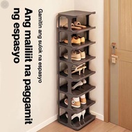 MURAH Stackable Shoe Rack Plastic Shoe Storage Cabinet Furniture Narrow Shoes Storage Dustproof rack