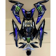 COVERSET HONDA DASH V1 V2 V3 V4 DESIGN MONSTER BRAND HLD (HITAM)