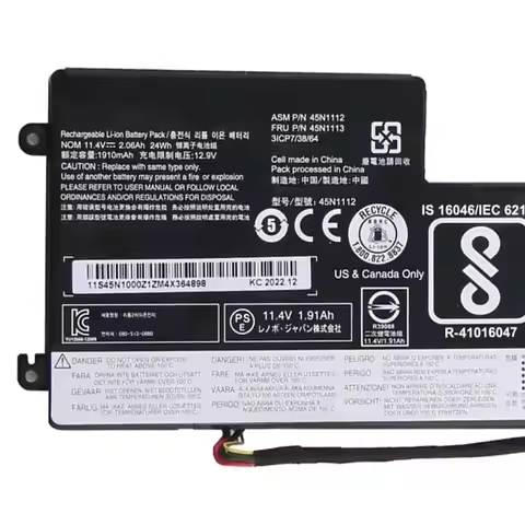 For Lenovo ThinkPad X240 X260 T440S X250 K2450 T450 T450S X230S X270 L450 45N1112 45N1113 Battery
