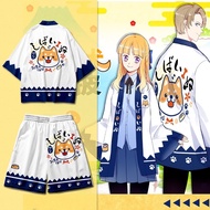 Akita Shiba Inu Taoist Robe Haori Kimono with Digital Printing