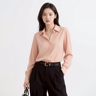 haas/zein เสื้อผู้หญิง ทรงเชิ้ตแขนยาว ( คอวี ) ดีไซน์เรียบหรู ใส่สบาย ทรงสวย เหมาะทุกไลฟ์สไตล์ HBSH5