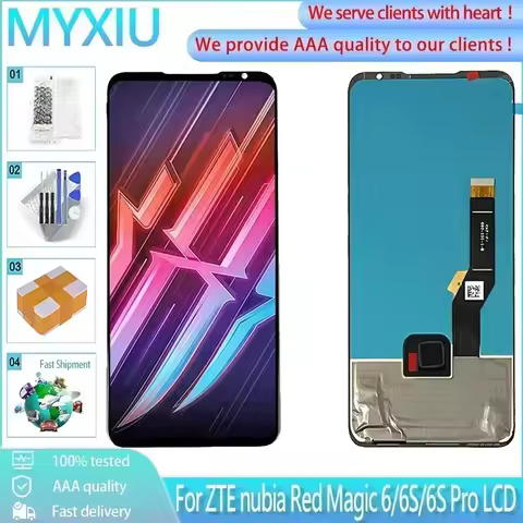 Original AM For ZTE nubia Red Magic 6/6S/6R LCD Display Touch Screen Digitizer Replacement For ZTE n