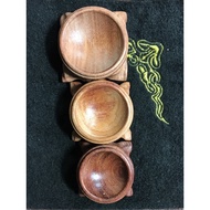 < Lao Luo Boutique Crystal > Accessories-Root Carving Ball Wooden Seat (4cm-5cm-6cm)