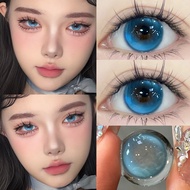 DUOXIU Buy Two Get Two Free Contact Lens Luminous Series DIA 14.2MM Degrees1 Year Use 2pcs  Set Natu