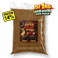 PUR KASAR SUPER JALAK KEMASAN 1KG LEBIH MURAH DAN HEMAT UNTUK BURUNG JALAK SUREN JALAK KEBO TRUCUKAN