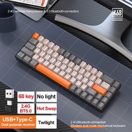 K68 2.4G/BT5.0 Wireless Gaming Mechanical Keyboard 68 Keys Hotswap Mini Gaming Mechanical Keyboard PBT Keycaps 65% Keyboards