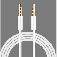 Music Pickup. Livestream Cable 2 Heads 3.5mm 4 pins (3 lines) For Sound Card K10-K10S-K108-K300-V8-V