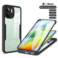 Phone Case for Redmi A3 A1 Plus A2 Full Cover 2in1 Screen Protector TPU Cover