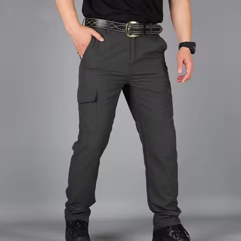 Summer Cargo Pants Men's Four Colors Streetwear Jogger Trekking Hiking Mountain Work Tourism Trouser