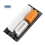 Dual PSU Power Supply Sync Adapter Add2Psu ATX 24Pin to 4Pin  Synchronous Connector Riser Cable Mine