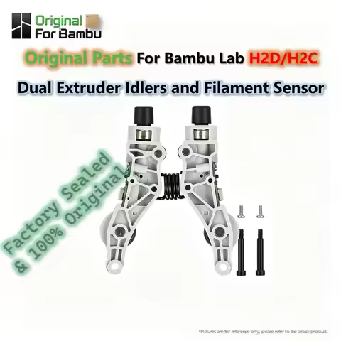 Original for Bambu Lab H2D/H2C Dual Extruder Idlers and Filament Sensor, H2D/H2C Extruder Driven Whe