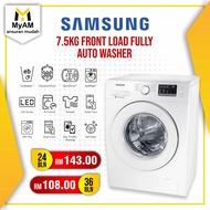 [Mesin Basuh] Ansuran Mudah Samsung 7.5KG Front Load Auto Washing Machine