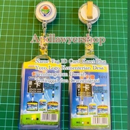 Name 2-Slot Rubber Id CardTAG Plus Yoyo Village Ministry Logo KDPDTT
