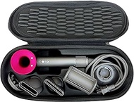 SANXIULY Travel Carrying Case for Dyson Supersonic Hair Dryer Compatible with Dyson HD15 HD08 HD07 HD03 HD01 Grey