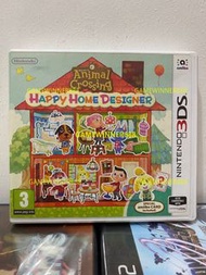 《今日快閃價》（中古二手）歐版英文版 3DS遊戲 動物森友會 快樂之家設計師 動物之森 快樂家園設計師 ANIMAL CROSSING HAPPY HOME DESIGNER （amiibo動物卡1枚同梱版）