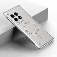 Metal PC Frameless Case For Oneplus 13 13R 13S 12 12R 11 11R 10 10T 10R 9R 9 8T 8 Pro CE4 CE3 Lite M