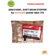 ARM COMP., SHIFT DRUM STOPPER for WAVE100 24430-GB4-772 | HONDA