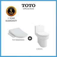 TOTO OMNI+ One Piece Toilet Bowl CW895PJ with Washlet TCF33320GSG SET