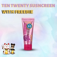 TEN TWENTY SUNSCREEN SPF 90+Foundation Lightweight, Non-Greasy Water-Resistant Protects Perfects