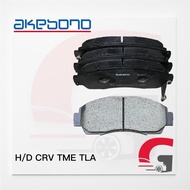 AKEBONO JAPAN BRAKE PAD FRONT HONDA CRV TME TLA
