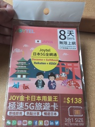 Joytel 日本8日無限上網SIM卡