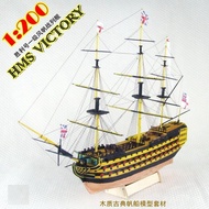 :Laser200    Ship Model Sailboat Sail Victory Wooden150Model:1DIY Battleship Model\1 9HEI