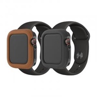 Apple Watch 6/5/4/SE, 黑色及棕色 2合1, 抗菌防摔手錶殼 (44mm)(此商品不含錶帶)