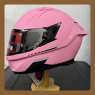 Spyder Fury S0 V3 Full Face Dual Visor Helmet matte pink whc