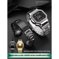 Stainless Steel Kit For Casio DW-H5600 Bracelet Case Metal Bezel 3-colors Silver Gold Black G-Square