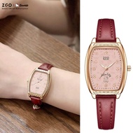 ZGO x Sanrio HelloKitty Ladies Watch Premium Leather Strap Retro Aesthetics 30M Waterproof 2303