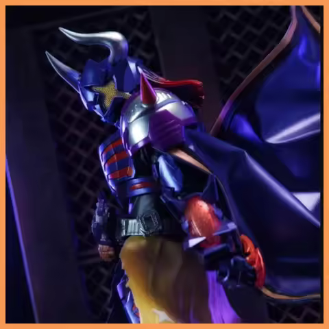 Handmade 1/12 Scale Classic Kamen Rider Deep purple cloak Two Tone Skirt Accessories For 6inch SHF A