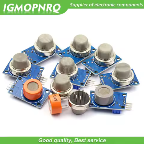 1PCS MQ Series Sensors MQ-2 MQ-3 MQ-4 MQ-5 MQ-6 MQ-7 MQ-8 MQ-9 Detecting Gas Smoke Sensor With MQ-13