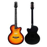 ROCK FINGER Acoustic Guitar 39″ กีตาร์โปร่งไฟฟ้า ขนาด 39 นิ้ว กีตาร์ไฮบริดจ์ Hybrid Guitar