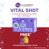 La Juiceria Vital Shot Immunity Pack (10 Bottles) – Ginger Honey Shot |  Flu Relief | Jus Halia Madu