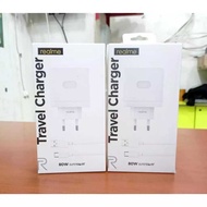 (Moza) Charger Travel Charger/ Realme 80 Watt Type C Charger/ Supports Superdark Fast Charging 80W O