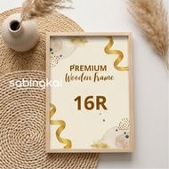 16R Wooden Photo Frame 16R Wooden FrameFrame Foto 40x50cm Natural Pine Wood Frame