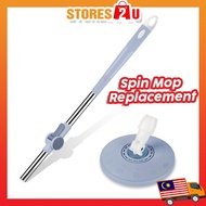 Spin Mop Handle Replacement Stainless Steel Pole for 360 Spin Mop Stick Batang Mop Pusing Gagang Pen