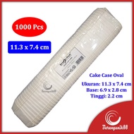 Kertas Bolu Kukus Oval 113mm 1000 Lembar Risole Alas Risol Cake Case