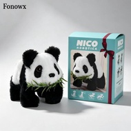 [AbabixaMY] Electric Stuffed Cuddly Cuddly Artificial Material Bamboo Leaf Panda