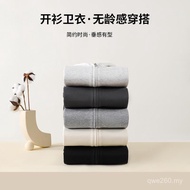 400 Workwear Sweatshirt Advertising Shirt Heavy Thickened Zipper Group Embroidery Workwear Plus Velv