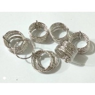 Xuping Silver Ring Craft Materials (9pcs)