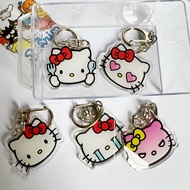 [Xiaoyou] kitty Cat Small Pendant Cute Keychain Jewelry School Bag Pencil Case Acrylic Small Pendant