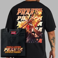 Pharsa Empress Phoenix Skin tshirt mobile legends t-shirt mlbb ml tee unisex cotton