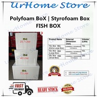 Fish box/Polystyrene box/Storage box/Kotak Kabus/Ice Box/Cooler Box/Fish Box/Tong Ais/Form Box/Small
